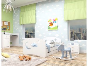 Svet Kolica | KREVETAC HAPPY 180x90cm SA FIOKOM-Sky design beli
