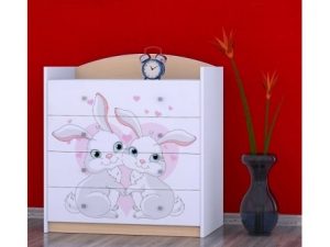 Svet Kolica | Komoda zečići K06 96x88x44cmKomoda zečići K06 96x88x44cm