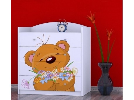 komoda-happy-k06-misiu-z-kwiatkami