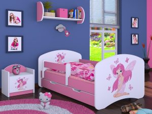 Svet Kolica | KREVETAC HAPPY 160x80cm SA FIOKOM-Princeza sa leptirima