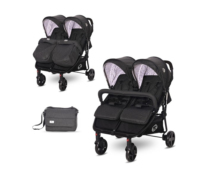 LORELLI KOLICA ZA BEBE DUO+TORBA BLACK DOTS Svet Kolica