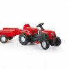 Svet Kolica | Dolu Traktor sa prikolicom crveni 081469Dolu Traktor sa prikolicom crveni 081469