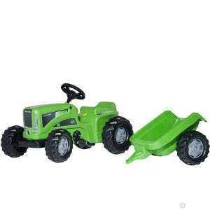 Svet Kolica | Traktor Rollykiddy Futura sa prikolicom zeleni 620005Traktor Rollykiddy Futura sa prikolicom zeleni 620005