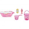 Svet Kolica | BABYJEM SET ZA KUPANJE 6 DELOVA PINK (kadica, podloga,termometar, sundjer, bokal, kofica)BABYJEM SET ZA KUPANJE 6 DELOVA PINK (kadica, podloga,termometar, sundjer, bokal, kofica)