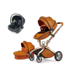 Svet Kolica | Hot Mom kolica za bebe 3 u 1 BrownHot Mom kolica za bebe 3 u 1 Brown