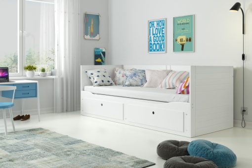 Svet Kolica | Krevet Hermes 200X80 sa duplim ležajem- BeliKrevet Hermes 200X80 sa duplim ležajem- Beli