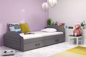 Svet Kolica | KREVET LILI 200X90 SA FIOKOM- Grafit