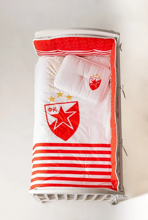 Svet Kolica | Bebi posteljina sa ogradicom Crvena Zvezda 802-24Bebi posteljina sa ogradicom Crvena Zvezda 802-24