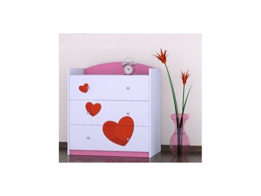 Svet Kolica | Komoda Pčelica sa srcem K05 96x88x44cmKomoda Pčelica sa srcem K05 96x88x44cm