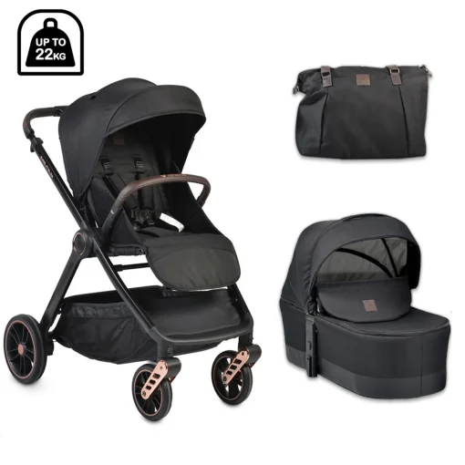 Svet Kolica | Kolica za bebe set Macan I size- Crna CAN52910Kolica za bebe set Macan I size- Crna CAN52910