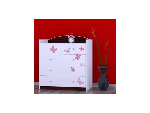 Svet Kolica | Komoda Princeza sa leptirima K06 96x88x44cmKomoda Princeza sa leptirima K06 96x88x44cm