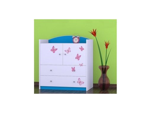 Svet Kolica | Komoda Princeza sa leptirima K07 96x88x44cmKomoda Princeza sa leptirima K07 96x88x44cm