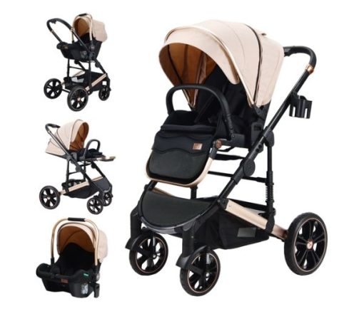 Svet Kolica | BBO KOLICA ZA BEBE (U8) MEGAMOVE SET - LATTEBBO KOLICA ZA BEBE (U8) MEGAMOVE SET - LATTE