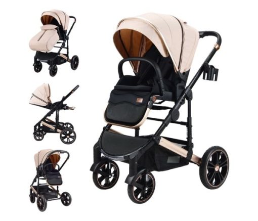 Svet Kolica | BBO KOLICA ZA BEBE (U8) MEGAMOVE - LATTEBBO KOLICA ZA BEBE (U8) MEGAMOVE - LATTE