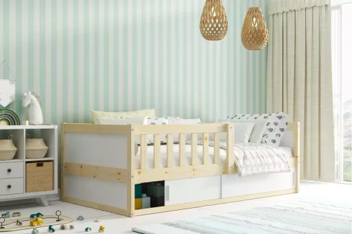 Svet Kolica | KREVET SMART 2 SA FIOKOM 160x80- NaturKREVET SMART 2 SA FIOKOM 160x80- Natur