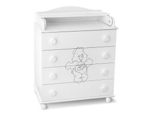 Svet Kolica | Filip komoda sa pultom za presvlacenje bebe sa gravurom