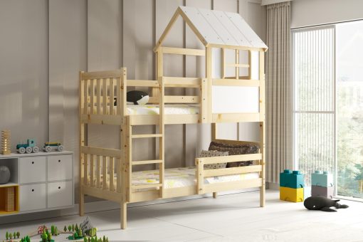 Svet Kolica | KREVET NA SPRAT Kacper 190x90 sa krovomKREVET NA SPRAT Kacper 190x90 sa krovom