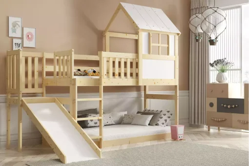 Svet Kolica | KREVET NA SPRAT Antresola 200x90 sa toboganomKREVET NA SPRAT Antresola 200x90 sa toboganom