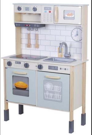 Svet Kolica | Monny Velika Drvena Kuhinja sa 2 drvene posude 606243