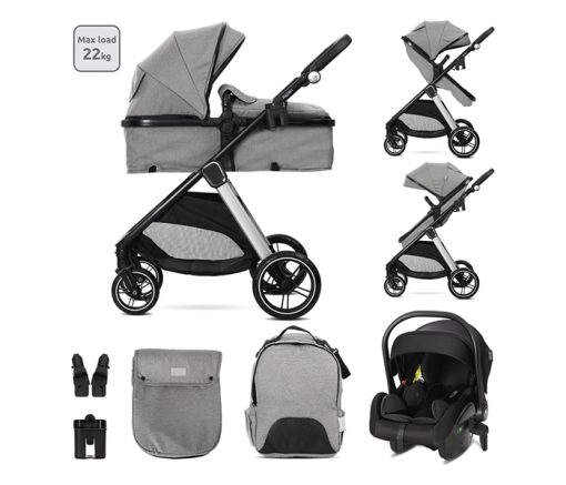 Svet Kolica | LORELLI KOLICA ZA BEBE 3u1 ASPEN SA TRANS.SEDISTEM+ADAPTERI - GREYLORELLI KOLICA ZA BEBE 3u1 ASPEN SA TRANS.SEDISTEM+ADAPTERI - GREY