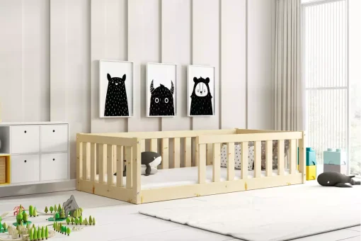 Svet Kolica | KREVET Montessori BELLA SIMA 120x200- NaturKREVET Montessori BELLA SIMA 120x200- Natur